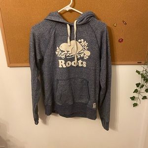 Blue Salt and Pepper Roots Hoodie